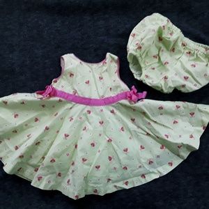 Infant girls dress and onesie bundle